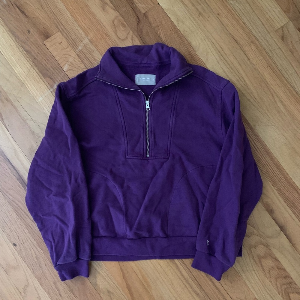 Everlane Half Zip Sweatshirt (ORGANIC COTTON)